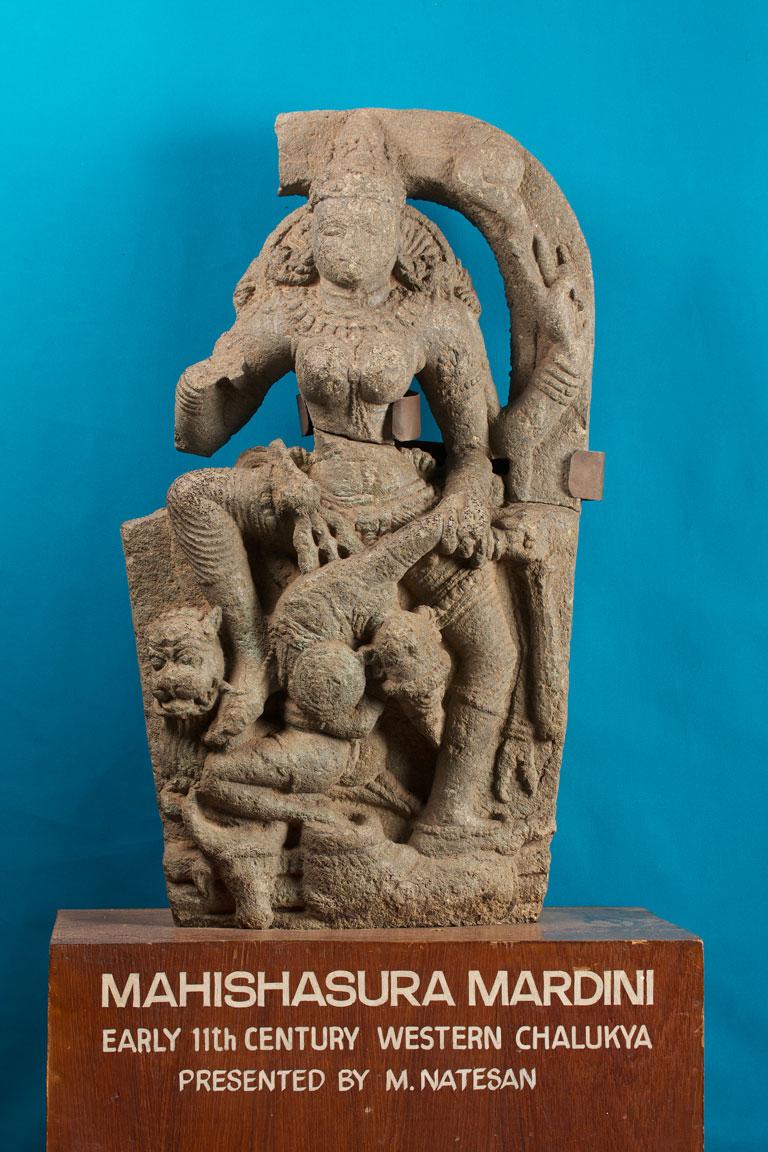 Stone Sculpture of Mahishasura Mardini | Artifacts of Napier ...